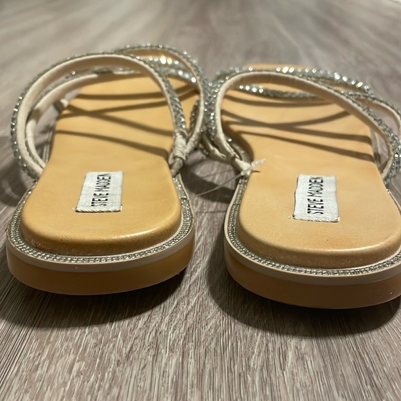 Steve Madden Women’s Spice Bling Slides Size 8 Sequins Costal Cowgirl Bohemian - Picture 9 of 15